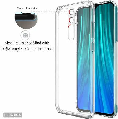 ROYALBASE Back Cover for Redmi Note 8 Pro Transparent Camera Bump Protector Pack of 1-thumb2