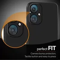 Back Cover for Redmi 13c 5G Black Camera Bump Protector Silicon Pack of 1-thumb3