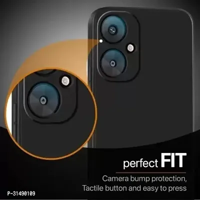 Back Cover for Redmi 13c 5G Black Camera Bump Protector Silicon Pack of 1-thumb4