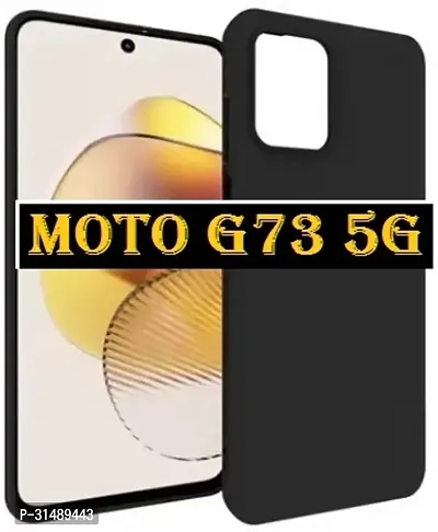 Back Cover for Moto G73 5GMotorla G73 5G Black Grip Case Pack of 1-thumb0