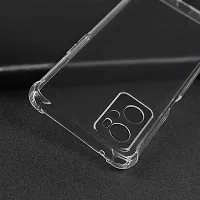 ROYALBASE Back Cover for Realme 9i Transparent Grip Case Silicon Pack of 1-thumb1