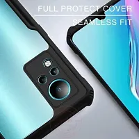 Back Cover for Infinix Note 11 Black Camera Bump Protector Pack of 1-thumb1