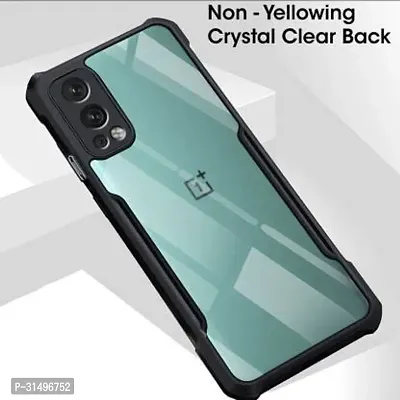 ROYALBASE Back Cover for OnePlus Nord 2 5G Black Grip Case Silicon Pack of 1-thumb4