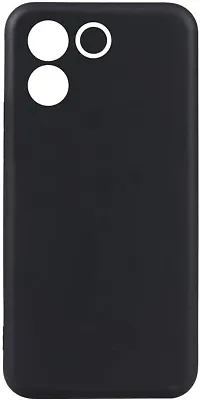 ROYALBASE Back Cover for Vivo T2 Pro 5G CA Black Grip Case Silicon Pack of 1-thumb1