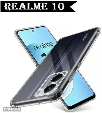 ROYALBASE Back Cover for Realme 10 4GRealme 10 Transparent Camera Bump Protector Silicon Pack of 1-thumb0