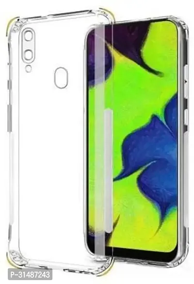 Back Cover for SAMSUNG GALAXY A30 Transparent Grip Case Pack of 1-thumb0