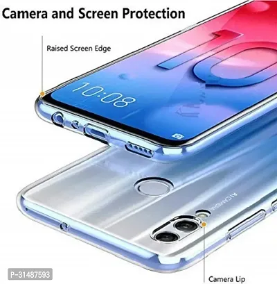 Back Cover for HONOR 10 LITE Transparent Grip Case Silicon Pack of 1-thumb2