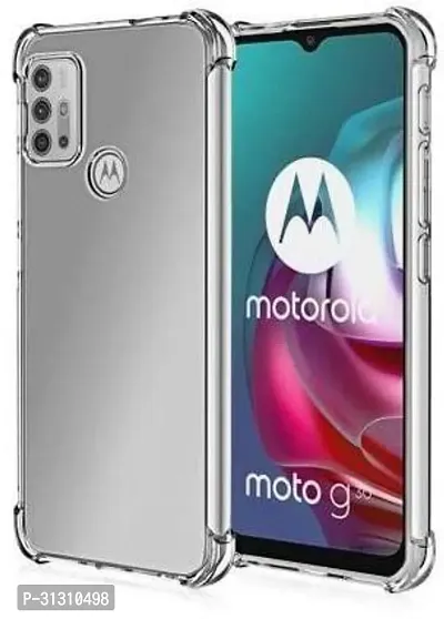 ROYALBASE Back Cover for MOTOROLA MOTO G10 POWERMOTOROLA MOTO G30 Transparent Silicon Pack of 1-thumb0