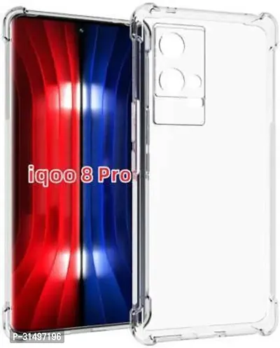 ROYALBASE Back Cover for IQOO8 Pro Transparent Grip Case-thumb0