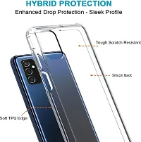 ROYALBASE Back Cover for Samsung Galaxy F23 FG Transparent Silicon Pack of 1-thumb1