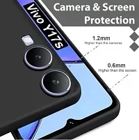 Back Cover for Moto G85 5GMotorola G85 5G Black Camera Bump Protector Silicon Pack of 1-thumb1