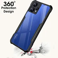 ROYALBASE Back Cover for Realme Narzo 50 Pro 5G Black Camera Bump Protector Silicon-thumb1