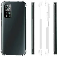 Back Cover for MI 10T   MI 10T PRO Black Silicon Pack of 1-thumb2