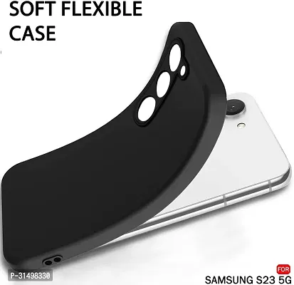 ROYALBASE Back Cover for SAMSUNG Galaxy S23SAMSUNG Galaxy S23 5G Black Camera Bump Protector Silicon Pack of 1-thumb5