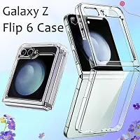 Back Cover for Samsung Galaxy Z Flip 6 Transparent Dual Protection Pack of 1-thumb1