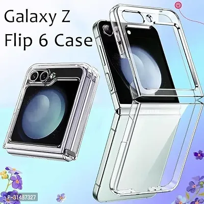 Back Cover for Samsung Galaxy Z Flip 6 Transparent Dual Protection Pack of 1-thumb2