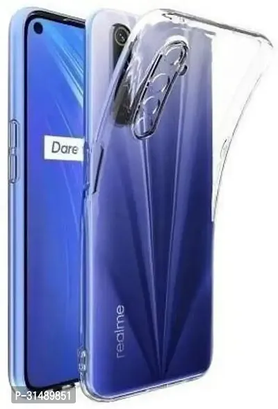 Back Cover for REALME 6i Transparent Grip Case Pack of 1-thumb0