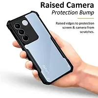 ROYALBASE Back Cover for Vivo V27 5GVivo V27 Pro 5G Black Camera Bump Protector Silicon Pack of 1-thumb2