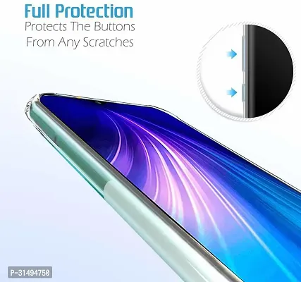 Back Cover for Redmi Note 8 Transparent Camera Bump Protector Pack of 1-thumb5