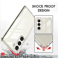 Back Cover for SAMSUNG Galaxy S23 Plus SAMSUNG Galaxy S23 +5G Transparent Camera Bump Protector Silicon Pack of 1-thumb3