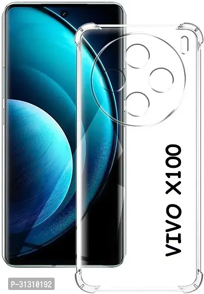 ROYALBASE Back Cover for Vivo X100 5G bm Transparent Grip Case Silicon Pack of 1