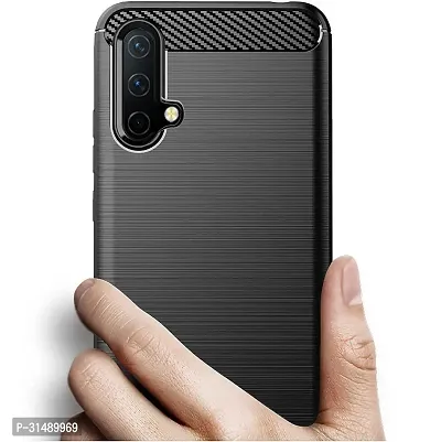 Back Cover for OnePlus Nord CE 5G Black Grip Case Pack of 1-thumb3