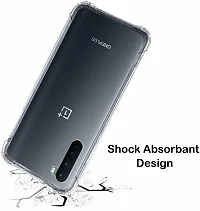 Back Cover for OnePlus Nord Transparent Grip Case Pack of 1-thumb3