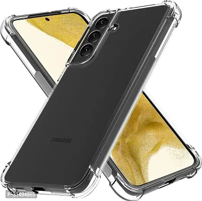 ROYALBASE Back Cover for Samsung Galaxy S22 5G Transparent Camera Bump Protector Silicon Pack of 1-thumb0