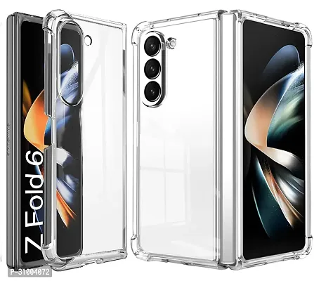 CASEHUNT Compitable with Samsung Galaxy Z Fold 6 with Anti Dust Plugs Shockproof Slim Back Cover Case for Compitable with Samsung Galaxy Z Fold 6-thumb0