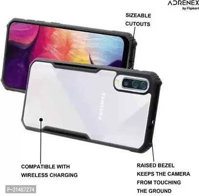 Back Cover for SAMSUNG Galaxy A50 Black Camera Bump Protector Pack of 1-thumb2