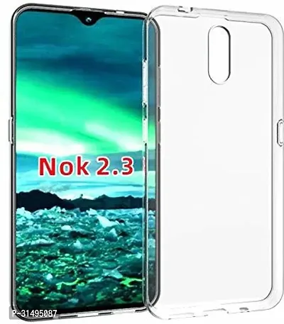 ROYALBASE Back Cover for Nokia 2.3 Transparent Grip Case Pack of 1-thumb0