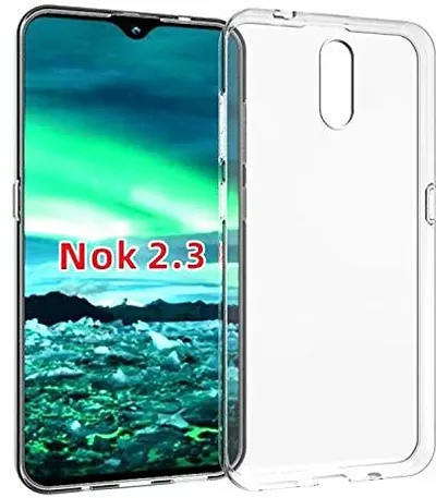 ROYALBASE Back Cover for Nokia 2.3 Transparent Grip Case Pack of 1