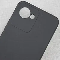 ROYALBASE Back Cover for Realme C30 back glass Black Camera Bump Protector Silicon Pack of 1-thumb4