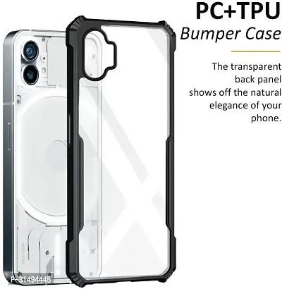 Back Cover for Nothing Phone 2a IP Black Grip Case Silicon Pack of 1-thumb2