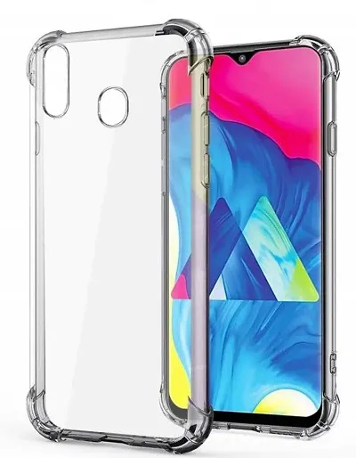 RRTBZ Transparent Soft Flexible TPU Case Cover Compatible for Samsung Galaxy M20