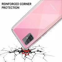 Back Cover for Samsung Galaxy A51 Transparent Grip Case Pack of 1-thumb2