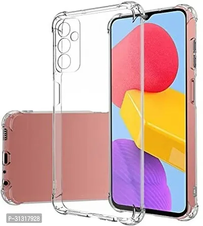 ROYALBASE Back Cover for Samsung Galaxy M13 4G Transparent Grip Case Silicon Pack of 1-thumb0