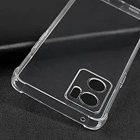 ROYALBASE Back Cover for Oppo Reno 7 5G Transparent Camera Bump Protector Silicon Pack of 1-thumb2