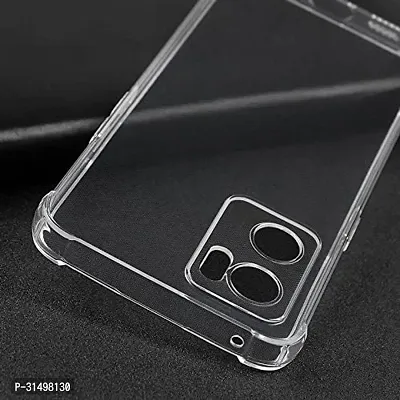 ROYALBASE Back Cover for Oppo Reno 7 5G Transparent Camera Bump Protector Silicon Pack of 1-thumb3