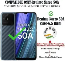 ROYALBASE Back Cover for Realme Narzo 50A Transparent Grip Case Silicon Pack of 1-thumb1