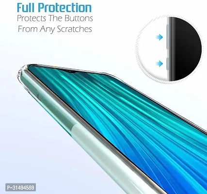 Back Cover for Redmi Note 8 Pro Transparent Camera Bump Protector Pack of 1-thumb5