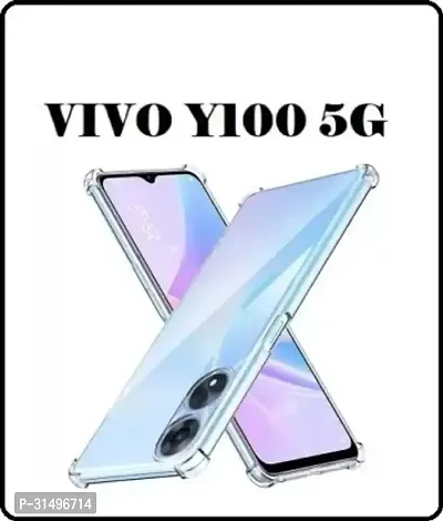 Back Cover for Vivo Y100 5GVivo Y100A 5G Transparent Camera Bump Protector Silicon Pack of 1-thumb0