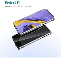 ROYALBASE Back Cover for Samsung Galaxy A51 Transparent Grip Case Silicon Pack of 1-thumb4