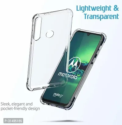 ROYALBASE Back Cover for Moto G8 Plus Transparent Grip Case Pack of 1-thumb2