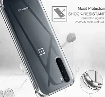 Back Cover for OnePlus Nord Transparent Grip Case Pack of 1-thumb4