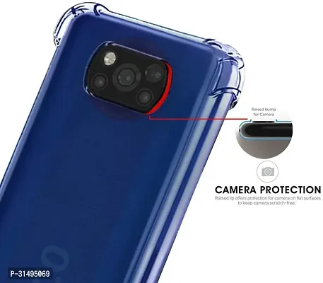 ROYALBASE Back Cover for Realme Poco x3 Pro Transparent Grip Case Pack of 1-thumb3