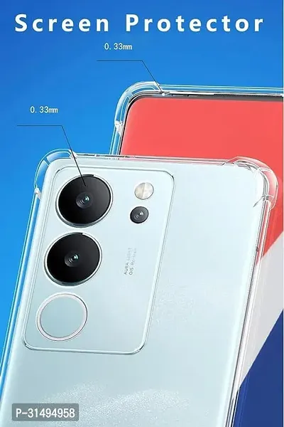 ROYALBASE Back Cover for vivo V29 5G Transparent Camera Bump Protector Silicon Pack of 1-thumb3