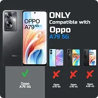 Back Cover for OPPO A79 5G Black Grip Case Silicon Pack of 1-thumb1