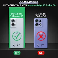 ROYALBASE Back Cover for Moto Edge 50 FusionMotorola Edge 50 Fusion 5G IP Transparent Grip Case Silicon Pack of 1-thumb1