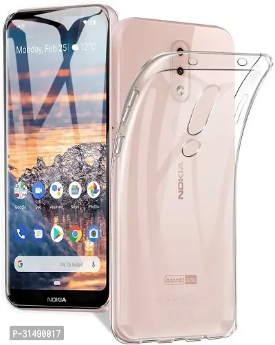 Back Cover for NOKIA 4.2 Transparent Grip Case Silicon Pack of 1